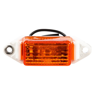 Truck-Lite® 1507A - Signal-Stat Series 1"x2" Pee Wee Yellow Rectangular Bolt-on Mount Clearance Marker Light