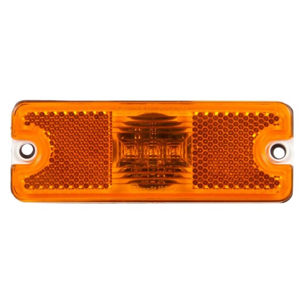 Truck-Lite® - 18 Series 2"x5" Diamond Shell Reflectorized Sealed Rectangular Bolt-on Mount LED Clearance Marker Light