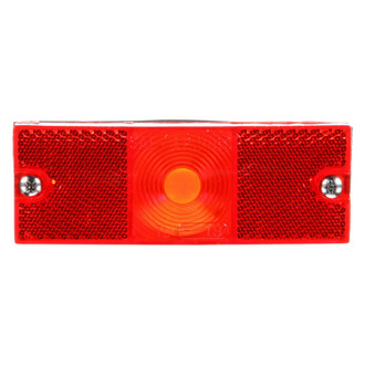 Truck-Lite® - 18 Series 2"x5" Diamond Shell Reflectorized Rectangular Bolt-on Mount Clearance Marker Light