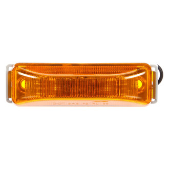 Truck-Lite® - 19 Series 1"x4" Sealed Yellow Rectangular Bracket Mount LED Clearance Marker Light