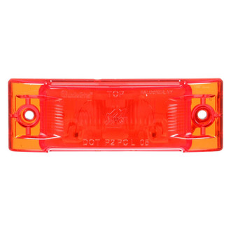 Truck-Lite® - Super 21 2"x6" Diamond Shell Reflectorized Rectangular Bolt-on Mount Clearance Marker Light