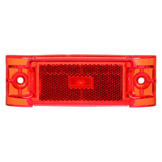 Truck-Lite® - 21 Series 2"x6" Reflectorized Red Rectangular Bolt-on Mount LED Clearance Marker Light