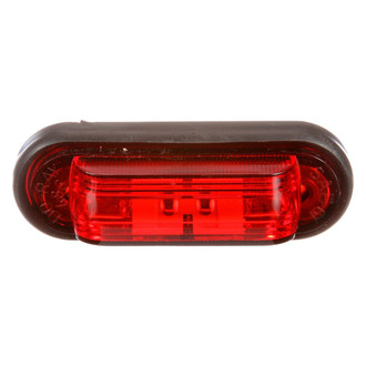 Truck-Lite® - 26 Series Diamond Shell Red Oval Bolt-on Mount Clearance Marker Light