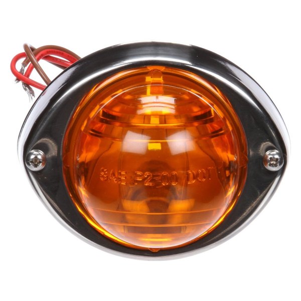 TruckLite® 26390Y 26 Series 2" Diamond Shell Yellow Round Bolton