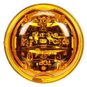 Truck-Lite® - 30 Series 2" High Profile Yellow Round Grommet Mount LED Clearance Marker Light