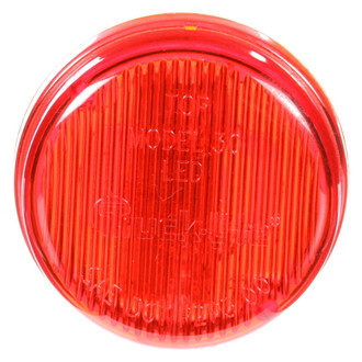 Truck-Lite® - 30 Series 2" Low Profile Red Round Grommet Mount LED Clearance Marker Light