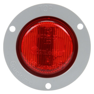 Truck-Lite® - 30 Series 2" Low Profile Red Round Flush Mount LED Clearance Marker Light