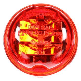 Truck-Lite® - 30 Series 2" High Profile Red Round Grommet Mount LED Clearance Marker Light