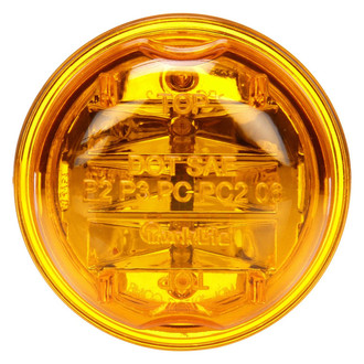 Truck-Lite® - 30 Series 2" High Profile Yellow Round Grommet Mount LED Clearance Marker Light