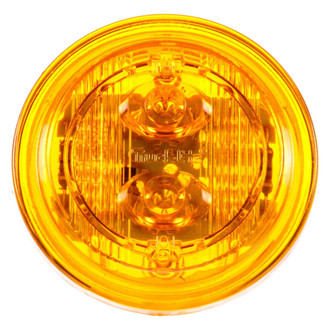 Truck-Lite® - 30 Series 2" Low Profile Yellow Round Grommet Mount LED Clearance Marker Light