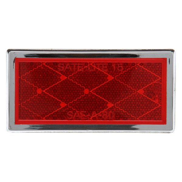 Truck-Lite® - Signal-Stat Series Red Rectangular Adhesive Mount Reflector