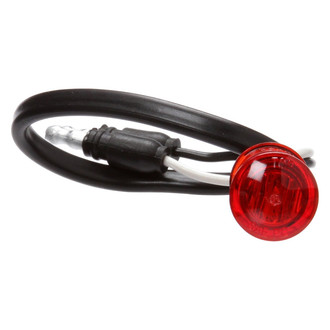 Truck-Lite® - 33 Series 0.75" Red Round Grommet Mount LED Clearance Marker Light