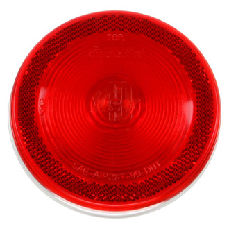 Truck-Lite® - Super 40 4" Reflectorized Sealed Red Round Grommet Mount Combination Tail Light