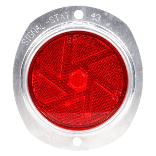 Truck-Lite® - Signal-Stat Series Armored Red Round Bolt-on Mount Reflector