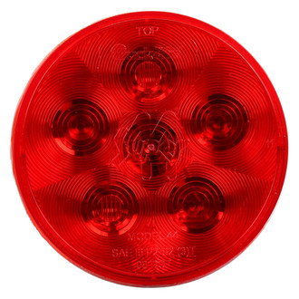 Truck-Lite® - Super 44 Series 4" Red Round Grommet Mount LED Combination Tail Light