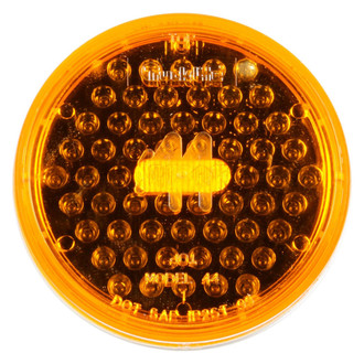 Truck-Lite® - Super 44 4" Sealed Yellow Round Grommet Mount LED Turn Signal Light