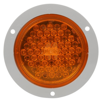 Truck-Lite® - Super 44 4" Sealed Yellow Round Flange Mount LED Turn Signal Light
