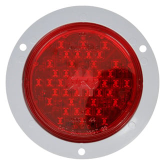 Truck-Lite® - Super 44 Series 4" Red Round Flange Mount LED Combination Tail Light