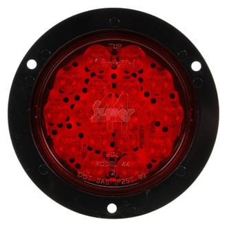 Truck-Lite® - Super 44 Series 4" Red Round Flange Mount LED Combination Tail Light