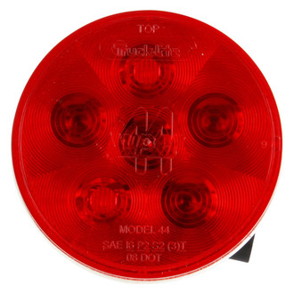 Truck-Lite® - Super 44 Series 4" Red Round Grommet Mount LED Combination Tail Light
