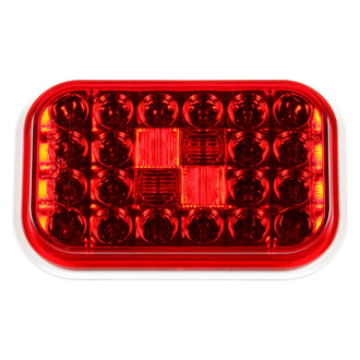 Truck-Lite® - Signal-Stat Series 3"x5" Red Rectangular Grommet Mount LED Combination Tail Light