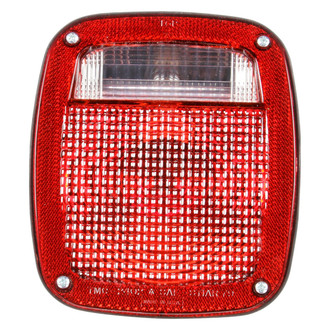Truck-Lite® - Driver Side Signal-Stat Series Red/Clear Rectangular Stud Mount Combination Tail Light