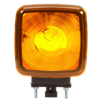Truck-Lite® - Signal-Stat Series 5"x5" Dual Face Yellow Square Stud Mount Clearance Marker Light