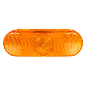 Truck-Lite® 60202Y - Super 60 2"x6" Sealed Yellow Oval Grommet Mount Turn Signal Light
