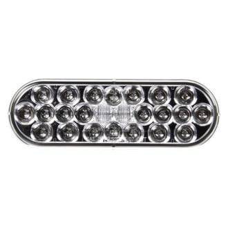 Truck-Lite® - Signal-Stat Series 2"x6" Sealed Red/Clear Oval Grommet Mount LED Combination Tail Light