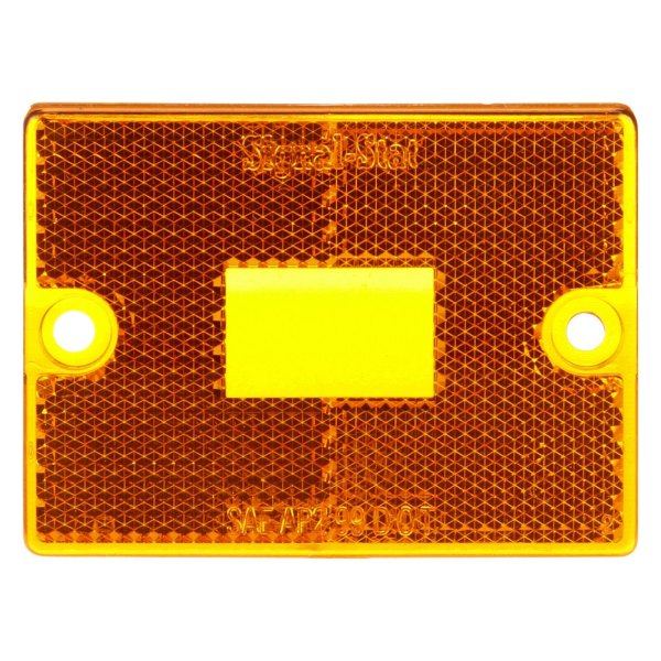 Truck-Lite® - Signal-Stat Series 2"x3" Yellow Rectangular Bolt-on Mount Lens for Clearance Marker Lights