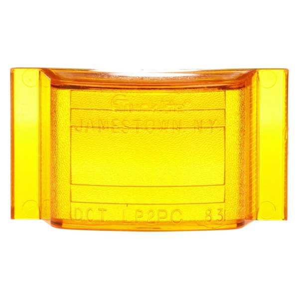 Truck-Lite® - Signal-Stat Series 1"x3" Snap-Fit Yellow Rectangular Snap-Fit Mount Lens for Clearance Marker Lights