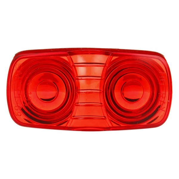 Truck-Lite® - Signal-Stat Series 2"x4" Snap-Fit Red Oval Snap-Fit Mount Lens