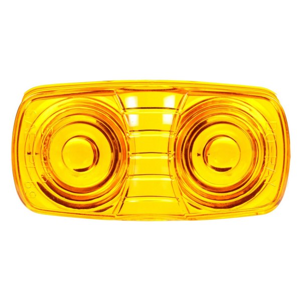 Truck-Lite® - Signal-Stat Series 2"x4" Snap-Fit Yellow Oval Snap-Fit Mount Lens for Clearance Marker Lights