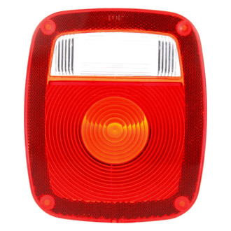 Truck-Lite® - Signal-Stat Series 6"x7" Snap-Fit Red Rectangular Snap-Fit Mount Lens