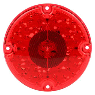 Truck-Lite® - 91 Series 7" Reflectorized Sealed Red Round Bolt-on Mount LED Combination Tail Light