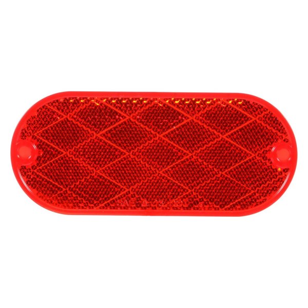 Truck-Lite® - 2"x4" Red Oval Bolt-on Mount Reflector