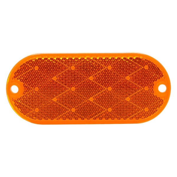 Truck-Lite® - 2"x4" Yellow Oval Bolt-on Mount Reflector