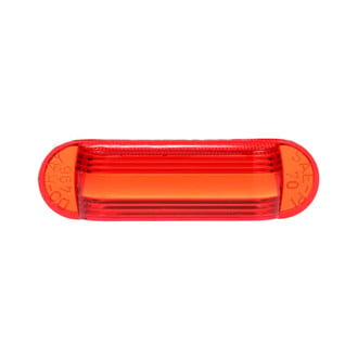 Truck-Lite® - 1"x4" Snap-Fit Oval Snap-Fit Mount Lenses for Clearance Marker Lights