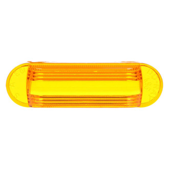 Truck-Lite® - 1"x4" Snap-Fit Yellow Oval Snap-Fit Mount Lens for Clearance Marker Lights