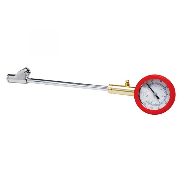 TruckSpec® - 0 to 160 psi Dial Tire Pressure Gauge with Dual Foot Chuck
