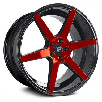 TRUFORM® - TF103 Gloss Black with Red Machined Face and Lip