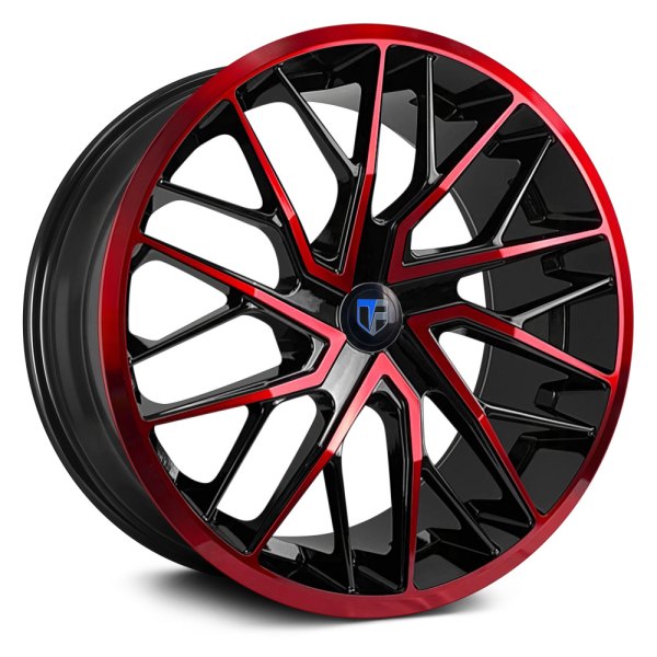 TRUFORM® - TF105 Gloss Black with Red Machined Face and Lip
