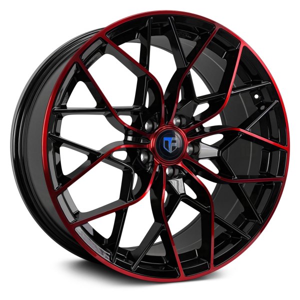 TRUFORM® - TF106 Gloss Black with Red Machined Face and Lip