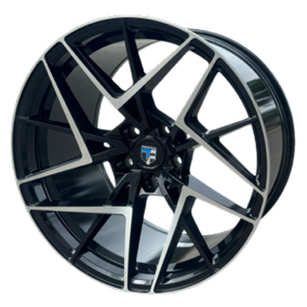 True Form Rims TRUFORM® TF108 Wheels - Gloss Black with Machined Face and Lip Rims