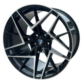 TRUFORM® - TF108 Gloss Black with Machined Face and Lip