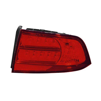 TruParts® - Passenger Side Replacement Tail Light Lens and Housing (CAPA Certified)