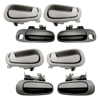 TruParts® - 8-Piece (Front and Rear Driver and Passenger Side Exterior Door Handle, Rear Driver and Passenger Side Interior Door Handle) (Standard Line)