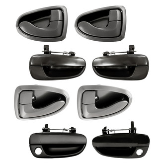TruParts® - 8-Piece (Front and Rear Driver and Passenger Side Exterior Door Handle, Front Driver and Passenger Side Interior Door Handle) (Standard Line)