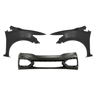 TruParts® - 3-Piece (Front Bumper Cover, Front Driver and Passenger Side Fender) (Standard Line)