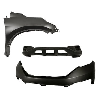 TruParts® - 3-Piece (Front Upper and Lower Bumper Cover, Front Driver Side Fender) (Standard Line)